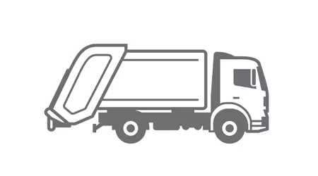 Camiones DONFENG  Camión de basura Africa import/export low price no taxes