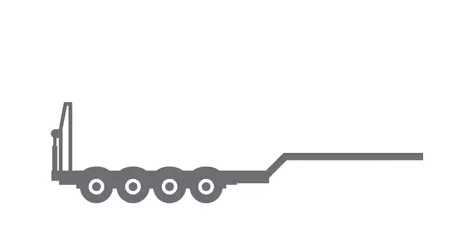 Remolques ALIM  Portamaquinaria Africa import/export low price no taxes